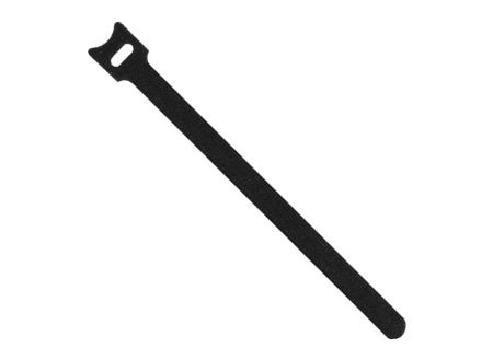Image principale du produit attache cable noire 20cm X 1.25cm à scratch.