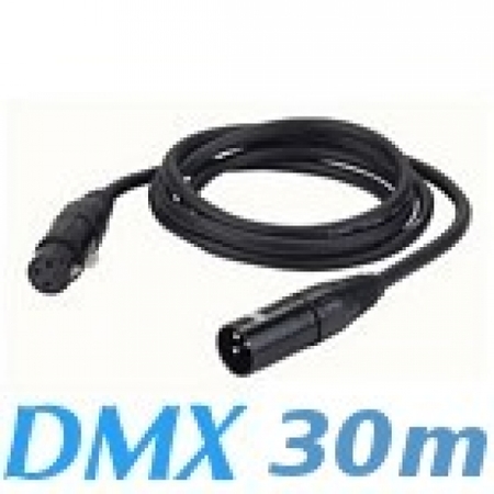 Image principale du produit cable DMX 110ohms XLR 3 broches male Femelle 30m