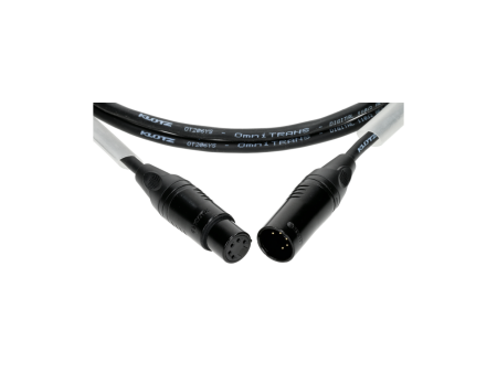 Image secondaire du produit Câble DMX Klotz 110ohms XLR 5 broches male Femelle connecteurs noirs 10m