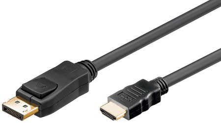Image principale du produit Câble display port 1.2 vers HDMI 2m