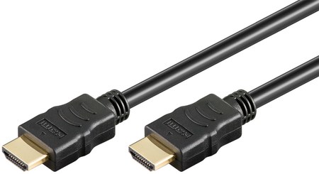 Image principale du produit Câble HDMI 1.4 mâle mâle 50cm contact doré