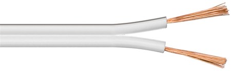 Image secondaire du produit 100m Câble haut parleur 2x1.5 blanc CCU éco