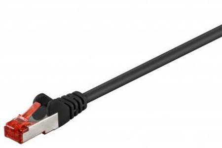 Image principale du produit Câble réseau RJ45 CAT 6 noir 3m