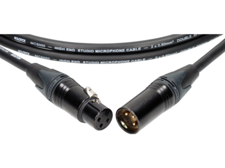 Image nº3 du produit M5 Klotz - Câble XLR studio suprême double blindage connectique neutrik 3m