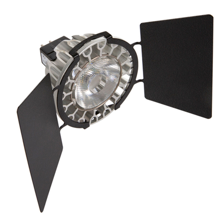 Image principale du produit Coupe-flux à clipser pour lampe MR16 - couleur noir