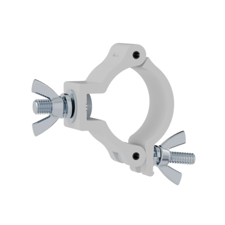 Image principale du produit ALU CLAMP101-V2 W Contestage - Clamp pour tube 50mm 75Kg Blanc