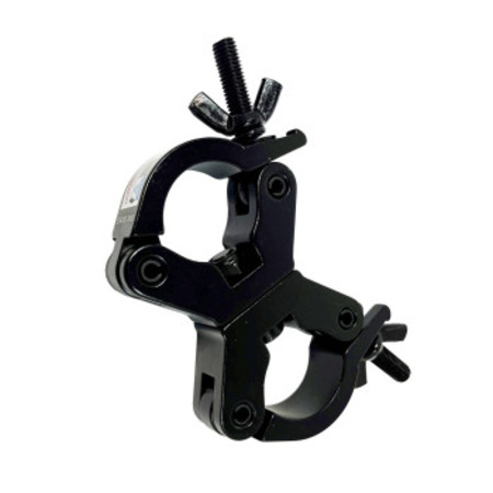 Image principale du produit Double clamp pour tube 50mm 500kg largeur 30mm noir