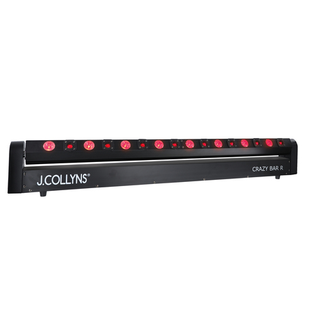 Image secondaire du produit CRAZY BAR R J.Collyns - Barre oscillante avec 8 leds RBB 3W et 8 lasers rouges 500mW