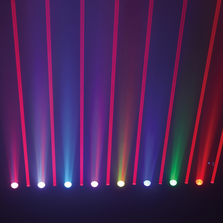 Image nº11 du produit CRAZY BAR R J.Collyns - Barre oscillante avec 8 leds RBB 3W et 8 lasers rouges 500mW