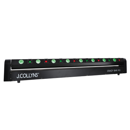 Image secondaire du produit CRAZY BAR RG J.Collyns - Barre oscillante avec 8 leds RBB 3W et 8 lasers 4 rouges et 4 verts