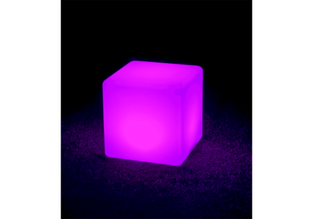 Image principale du produit Cube RGB 40cm sur batterie et changeur de couleur