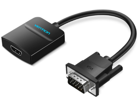 Image principale du produit Convertisseur VGA vers HDMI + Audio