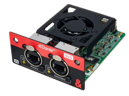 Image principale du produit SQ-DANTE32 Allen & Heath - Carte dante 32x32 48K-96K V3