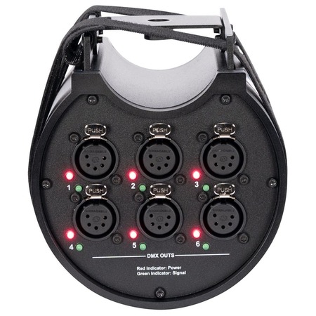 Image nº4 du produit Data Distro 6 ADJ - Splitter DMX RDM 1 entrée vers 6 sorties 5 broches