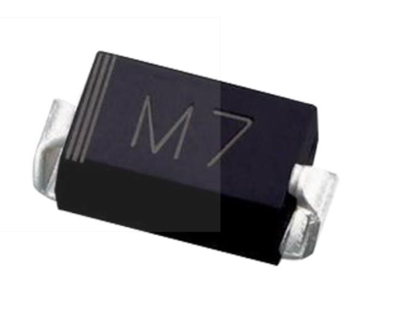 Image principale du produit Diode redresseur M7 1N4007 SMD 1A 1000V