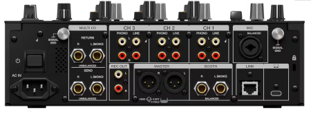 Image nº3 du produit DJM-V5 AlphaTheta - Table de Mixage DJ Compacte 4 Bandes avec DSP 96 kHz / 64-bit