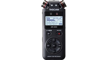 Image principale du produit Tascam DR-05X Enregistreur audio numerique portable USB Micros omni
