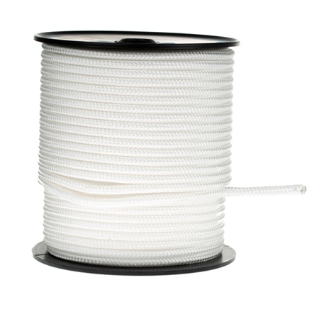 Image principale du produit Drisse 8mm polypropylène blanche en rouleau de 100m