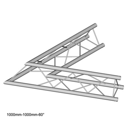 Image principale du produit Structure Triangle alu 60° duratruss DT23-C20-L60