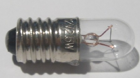 Image principale du produit LAMPE E10 12V 0.25A 3W 10x28mm code 115165