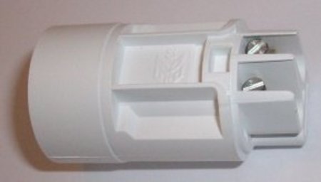 Image principale du produit Douille plastique blanche E14 pour bougie à vis