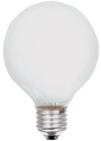 Image principale du produit Ampoule globe opale 125mm E27 25W 230V