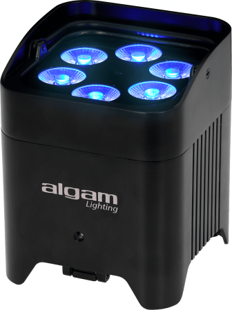 Image principale du produit EVENTPAR612-HEX-IP Algam Lighting - Projecteur led sur batterie 6 X 12W RGBWA + UV - Wireless dmx - IP65