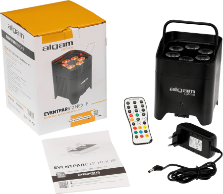Image nº6 du produit EVENTPAR612-HEX-IP Algam Lighting - Projecteur led sur batterie 6 X 12W RGBWA + UV - Wireless dmx - IP65