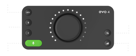 Image secondaire du produit Interface audio Audient EVO 4 USB-C 2 entrées 2 sorties 24 bits 96kHz