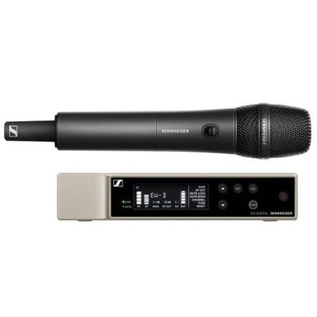 Image principale du produit EW-D 945-S BASE SET (Q1-6) Sennheiser - Système micro main sans fil numérique avec capsule dynamique supercardioïde 945 bande Q1-6