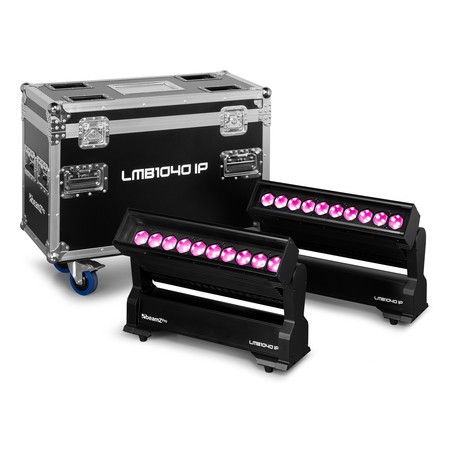 Image nº10 du produit Flightcase pour 2 LMB1040IP BeamZ Pro sur roulettes