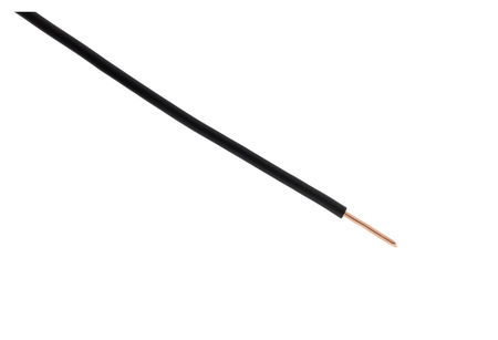 Image principale du produit Fil de câblage multibrin rigide 0.8mm2 AWG18 noir 30m