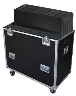 Image principale du produit Flight case pour 6 praticables PLTL1 1m x 1m avec pieds