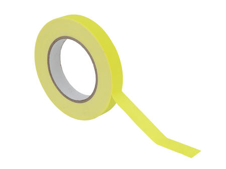Image principale du produit Gaffeur Jaune Fluo UV - Bande Adhésive 19 mm x 25 m pour Décoration et Signalétique