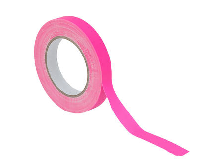 Image principale du produit Gaffeur Rose Fluo UV - Bande Adhésive 19 mm x 25 m pour Décoration et Signalétique