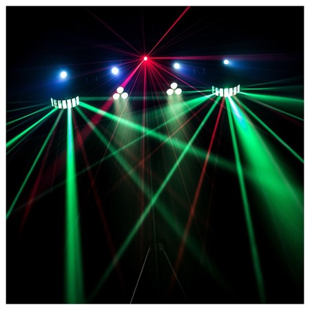Image nº9 du produit GIGBAR 2 Chauvet DJ - Set d'éclairage Laser par strobe effet 4 en 1 avec contrôleur pied et housse
