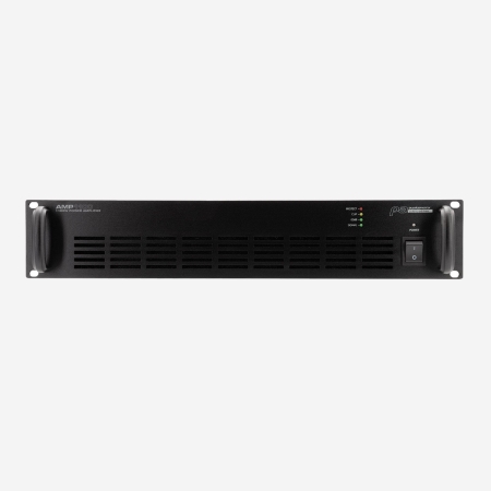 Image principale du produit AMP1100 Audiophony Pa - Le AMP1100 est un amplificateur de ligne 70/100 V de classe D (1100 W) pour installations fixes, all