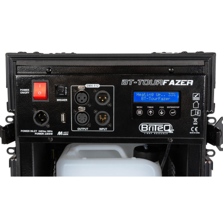Image nº4 du produit BT-TOURFAZER Briteq - Machine à brouillard haute performance en flight case de tournée, 2200 W, contrôle DMX filaire et sa