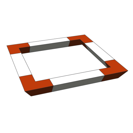 Image secondaire du produit DECO22T-AG01 Contestage - Angle Triangulaire 220 mm 2 directions 50 cm 90° Livré avec 1 kit de jonction