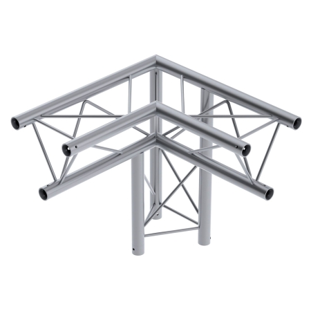 Image principale du produit DECO22T-AG02 Contestage - Angle Triangulaire 220 mm 3 directions 50 cm droit 90° Livré avec 2x kits de jonction