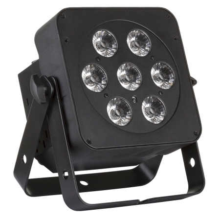 Image principale du produit LED PLANO 6in1 Jb Systems - Projecteur LED plat 7 x 12 W RGBWA + UV