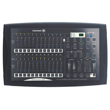 Image principale du produit MEMORY-24 Contest - Console DMX 24 canaux pour blocs de puissance