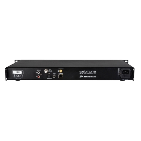 Image secondaire du produit WEBTUNE Jb Systems - Lecteur audio 19 pouces 1U équipé d’un écran couleur 2,4 pouces, compatible radio Internet, DAB+, FM