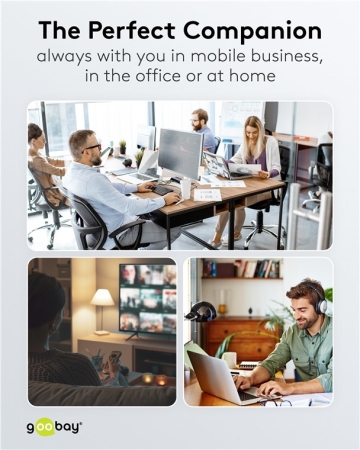 Image nº8 du produit HUB-USBC-USBA Goobay Hub USB Slim 4 Ports 2-en-1 – USB-C / USB-A – 5 Gbit/s