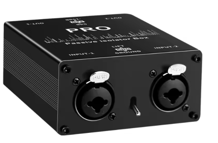 Image principale du produit ISOPRO - Isolateur audio Stéréo passif XLR avec pad