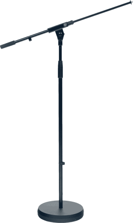 Image secondaire du produit Pied micro à base ronde K&M 26020 hauteur reglable avec perchette télescopique