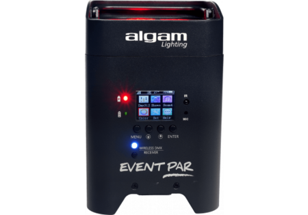 Image principale du produit EVENTPAR  Algam Lighting - Projecteur led sur batterie 6 x 12W RGBWAUV