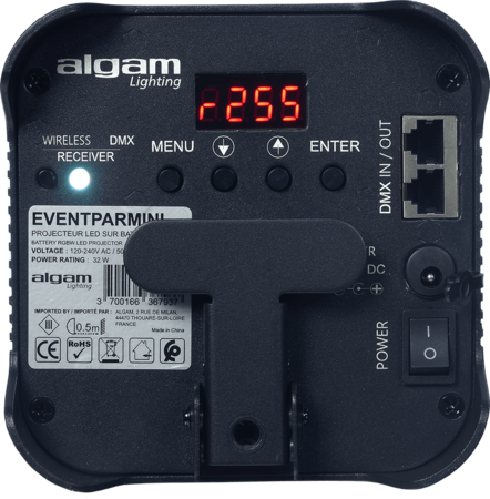 Image nº3 du produit EVENTPAR-MINI Algam Lighting - Projecteur led sur batterie 4 x 10W RGBW