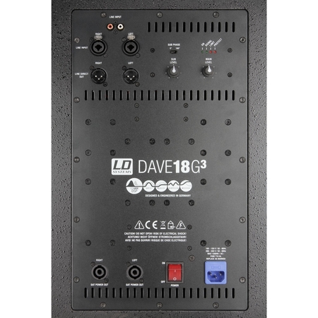 Image nº5 du produit Système de sonorisation compact LD Systems DAVE 18G3 1200W RMS - 4800W max