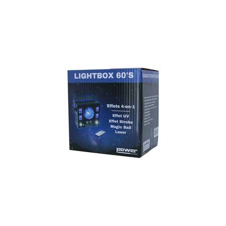 Image nº9 du produit Lightbox 60S Power lighting Effet 4 en 1 Sphéro + UV + Strobe + Laser bicolore